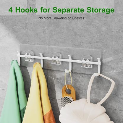 Adhesive Shower Caddy Shower Shelves Bathroom Organizer and Storage3