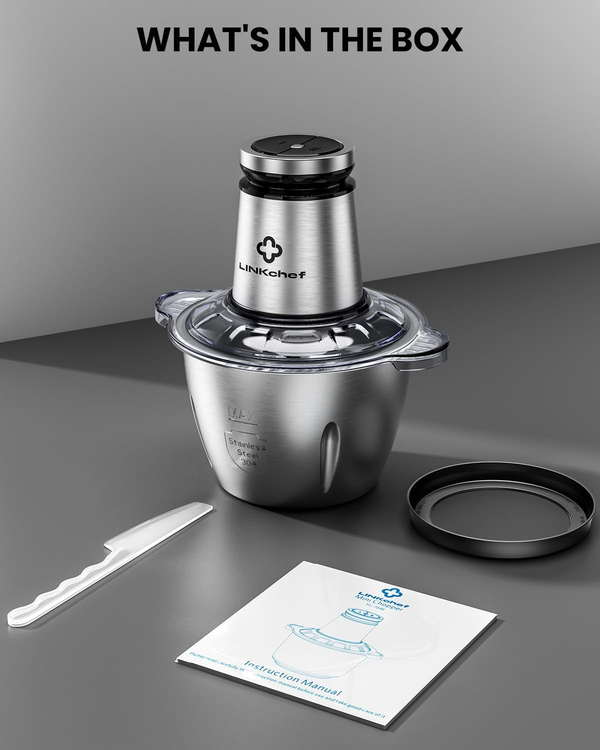 food-processor-10-cup-electric-food-chopper-600w-meat-grinder-sharp-stainless-steel-blades-chop-meat-vegetables-onions-and-baby-food-stainless-steel-bowl-compact-and-easy-to-clean