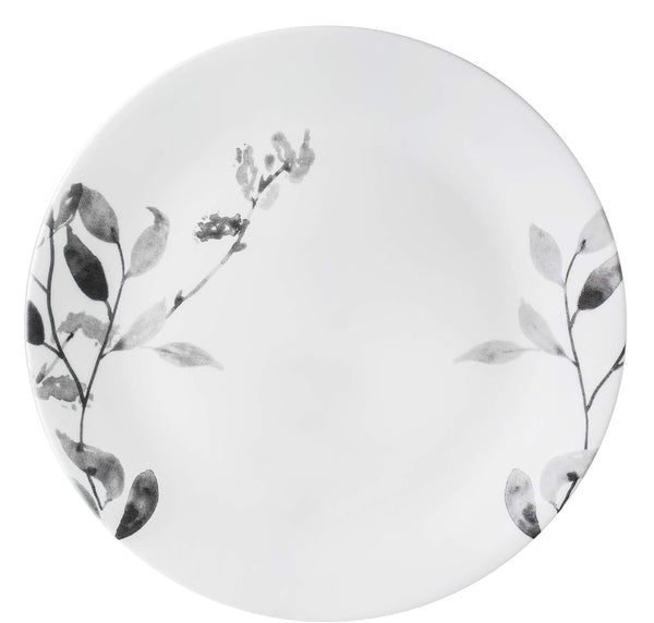 Boutique Misty Leaves 12-Piece Dinnerware Set, Service for 44