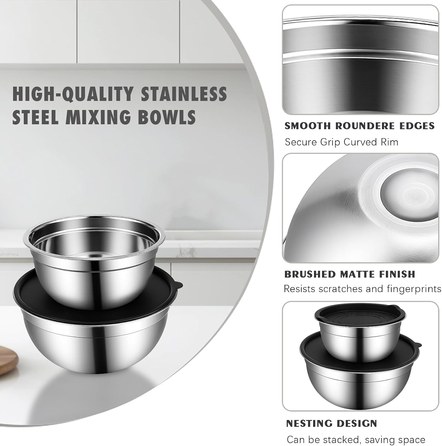 stainless-steel-mixing-bowls-with-lids-5-pcs-mixing-bowls-with-lids-set-included-3-grater-attachments-size-4-5-4-3-5-2-1-1-5qt-mixing-bowl-set-for-baking-and-serving-black-5-pack