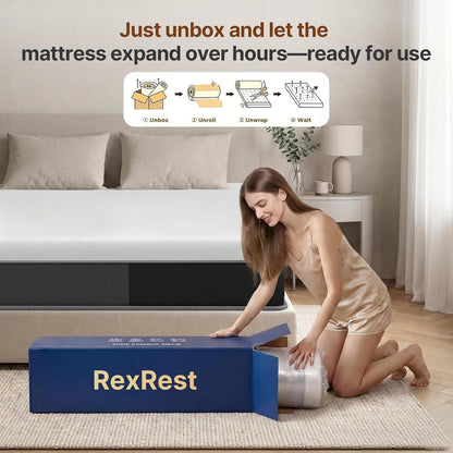 Queen 12 Inch Hybrid Mattress in a Box, Medium-Firm, Memory Foam with Individually Pocketed Coils, Zoned Support, Motion Isolation, Certipur-Us Certified7