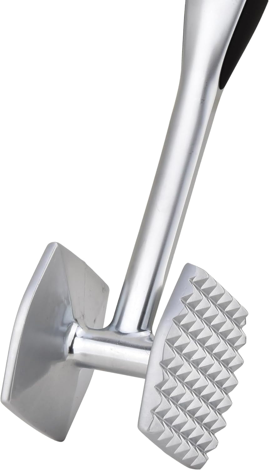 meat-tenderizer-hammer-tool-pounder-for-tenderizing-steak-beef-poultry-heavy-duty-dual-sided-mallet-with-soft-grip-handle-multifunctional-kitchen-beater-for-chicken-fish-baking