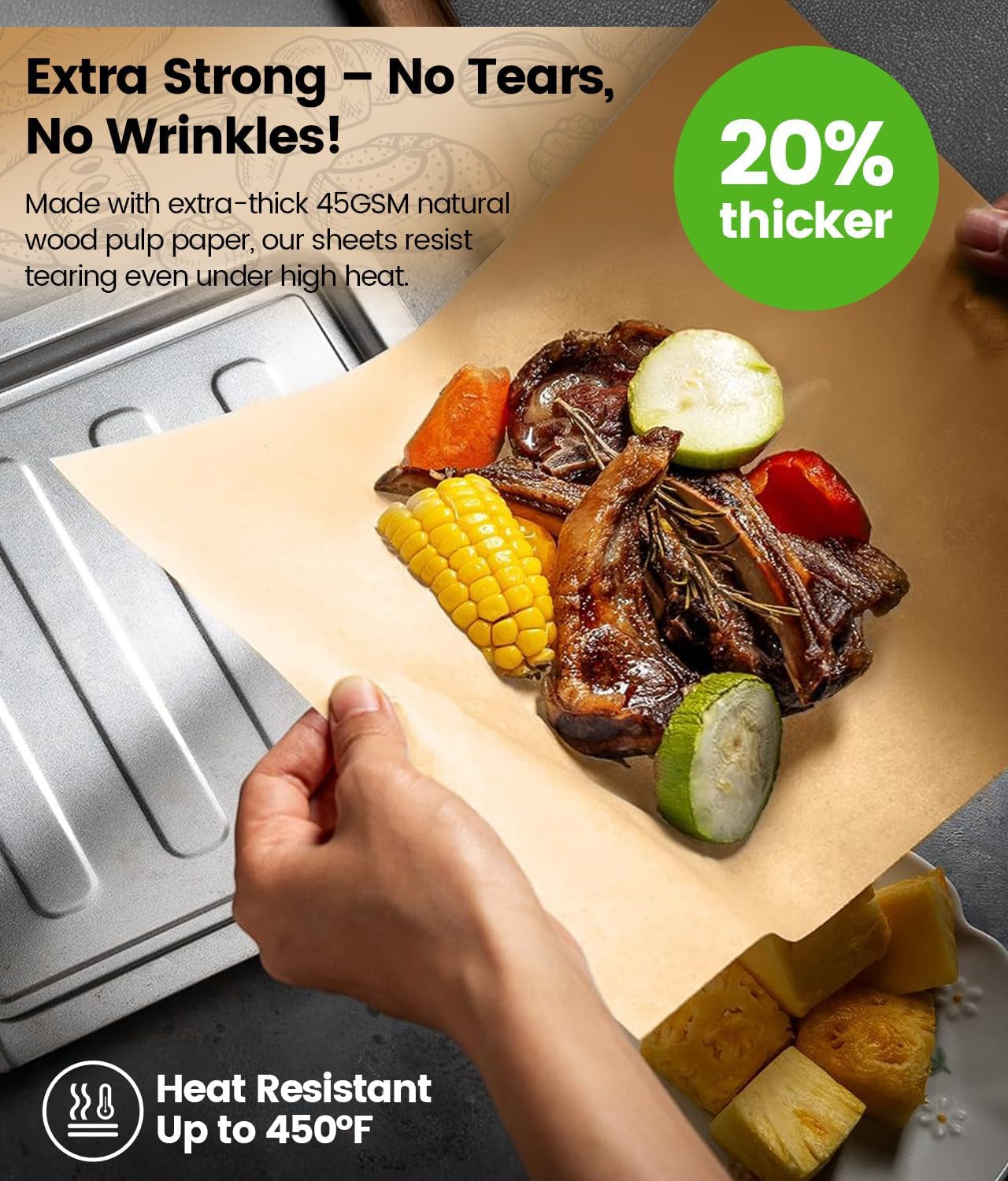 200-pcs-unbleached-parchment-paper-sheets-for-baking-12x16-inches-non-stick-and-non-toxic-pre-cut-parchment-sheets-for-oven-cooking-grilling-air-fryer-and-steaming-fit-for-half-sheet-pans