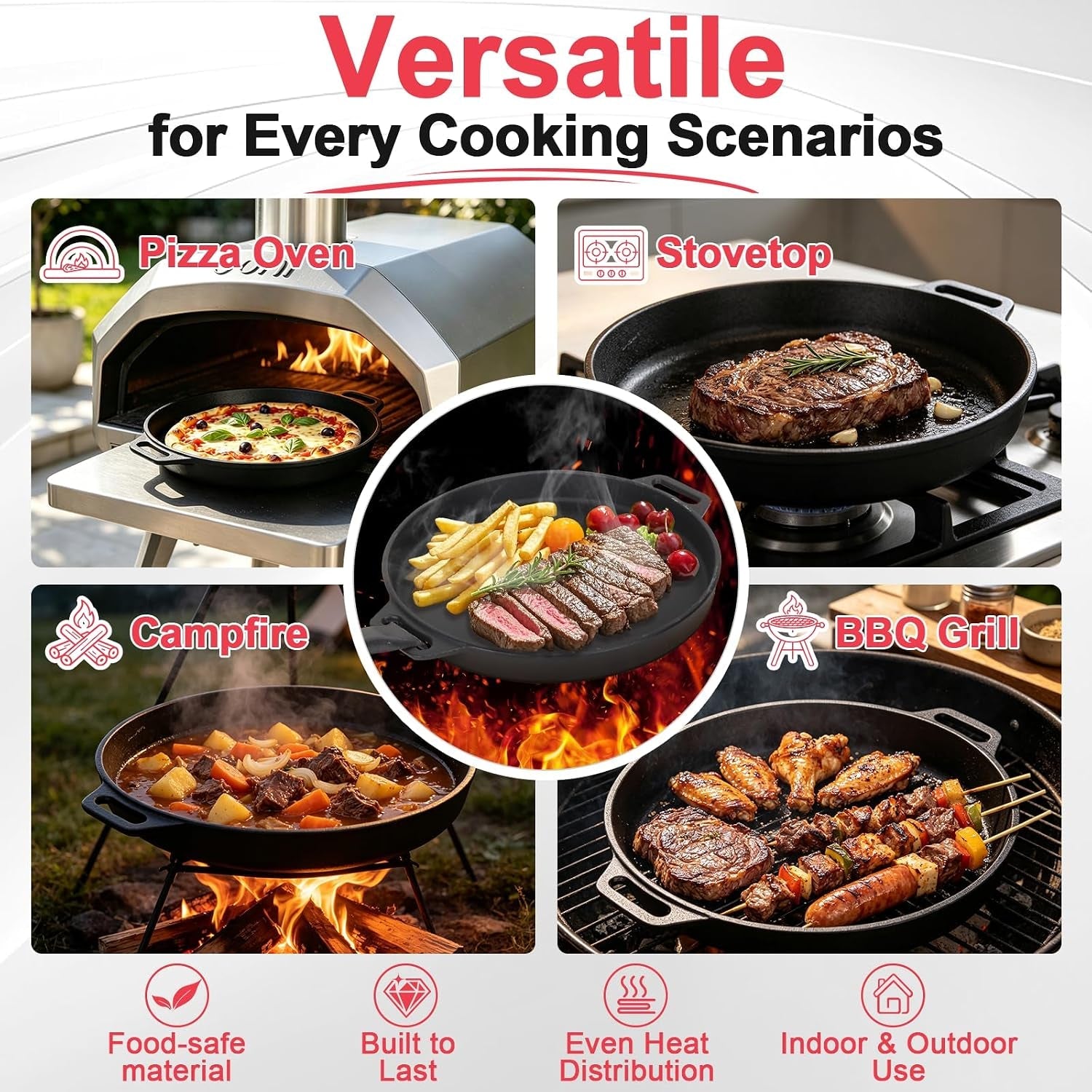 10-round-cast-iron-skillet-set-for-pizza-bbq-stovetop-outdoor-use-pizza-pan-with-removable-handle-wooden-base-for-pizza-oven-bbq-outdoor-stovetop-cooking-heat-retention-food-safe-tool-free