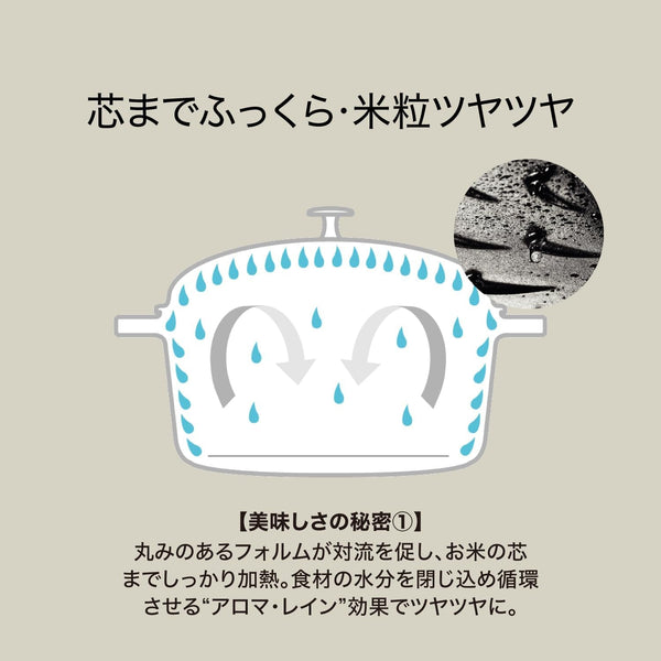 Staub La Cocotte De GOHAN 40508-854 Chiffon Rose M 6.3 Inches (16 Cm) Rice Pot, 2 Pieces, Cast Iron Pot, Rice Cooker (Genuine Japanese Product with Serial Number)4