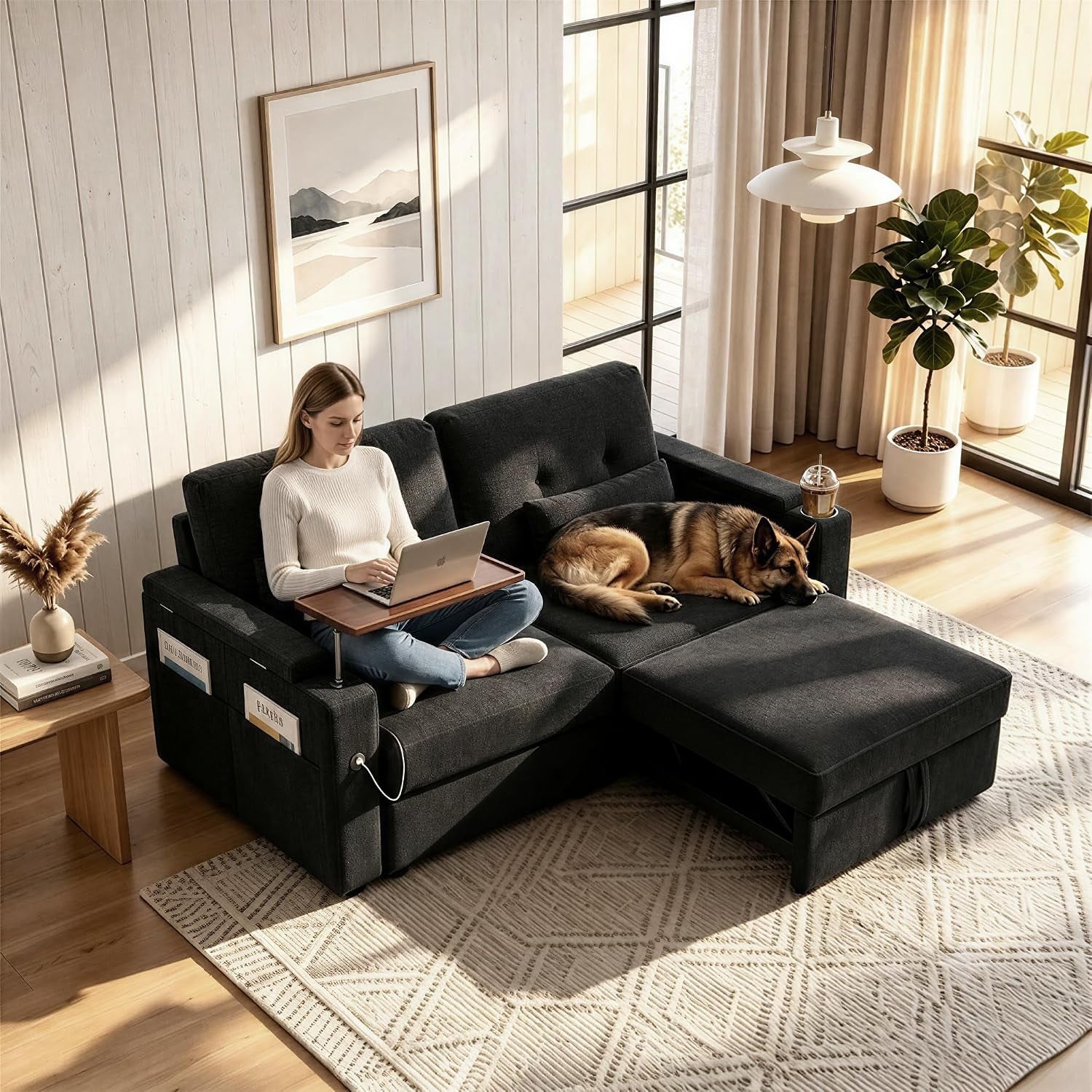 73-sleeper-sofa-convertible-sofa-bed-with-pull-out-couch-black