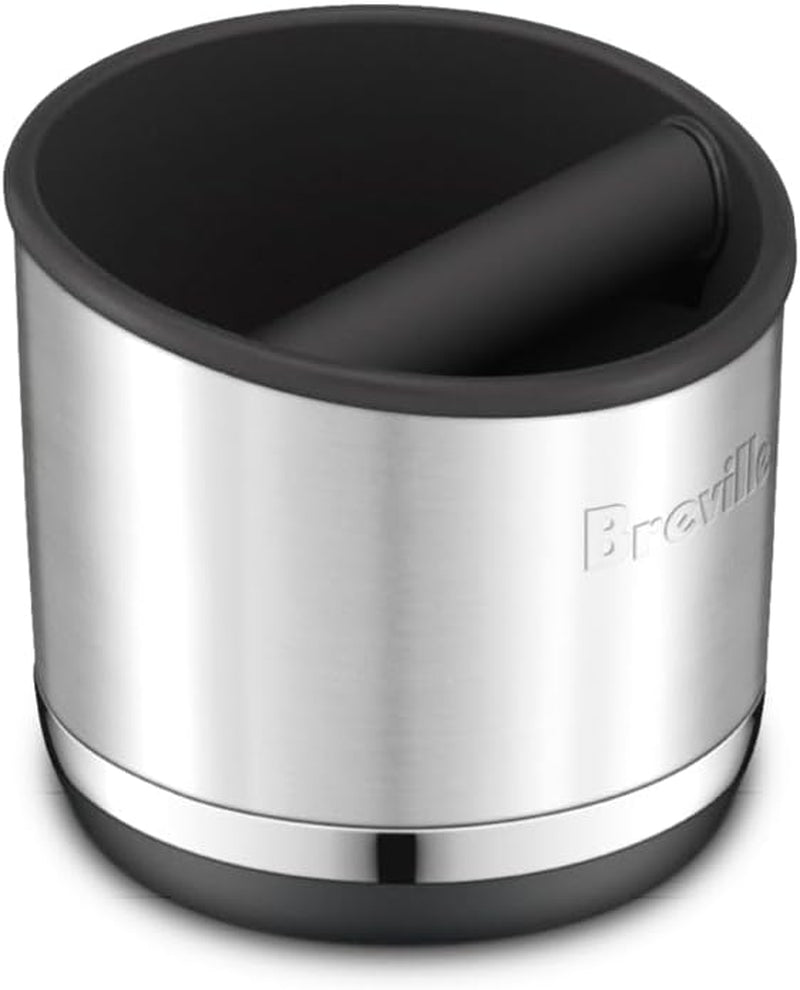 breville-bea501bss-knock-box-10-espresso-accessory-brushed-stainless-steel-upgrade-your-coffee-bar-with-this-durable-and-easy-to-clean-knock-box-featuring-a-removable-bar-10-puck-capacity