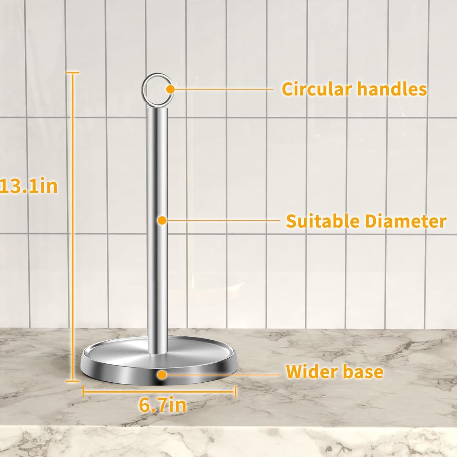paper-towel-holder-countertop-stainless-steel-weighted-non-slip-base-fits-standard-and-jumbo-rolls-freestanding-paper-towel-stand-for-kitchen-bathroom-decor-silver