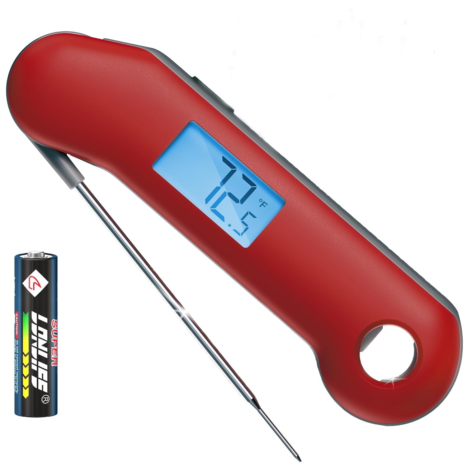 professional-digital-meat-thermometer-ultra-fast-0-5-sec-instant-read-nist-certified-accurate-to-0-5-f-ip67-waterproof-backlit-auto-rotating-display-auto-wake-sleep-dark-red-gray