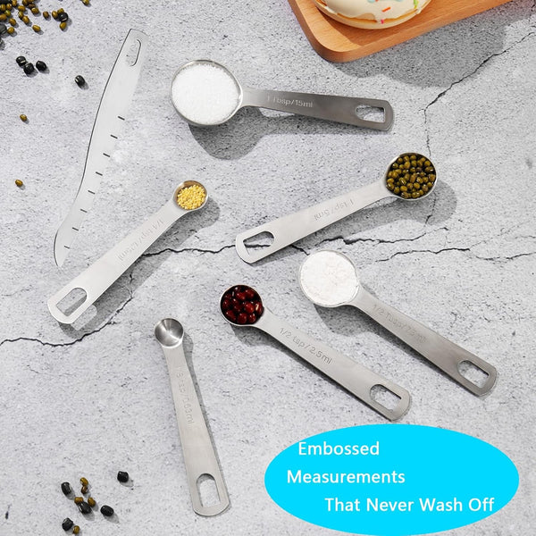 20 PCS Measuring Cups & Spoons Set, for Cooking & Baking Gadgets6