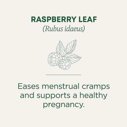 Organic Raspberry Leaf Herbal Tea, Eases Menstrual Cramps & Supports Healthy Pregnancy, (Pack of 1) - 16 Tea Bags3