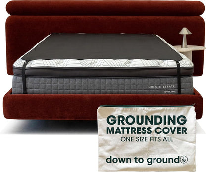 Grounding Mattress Cover, Earthing Mat for Bed with Cord1