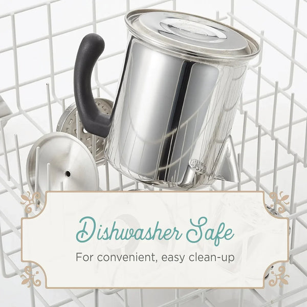 Classic Stainless Steel Yosemite Coffee Percolator, 8-Cup | Fuller, Richer Flavor, Percolator Coffee Maker, Coffee Percolator Stovetop, Permanent Filter Basket, Dishwasher Safe6