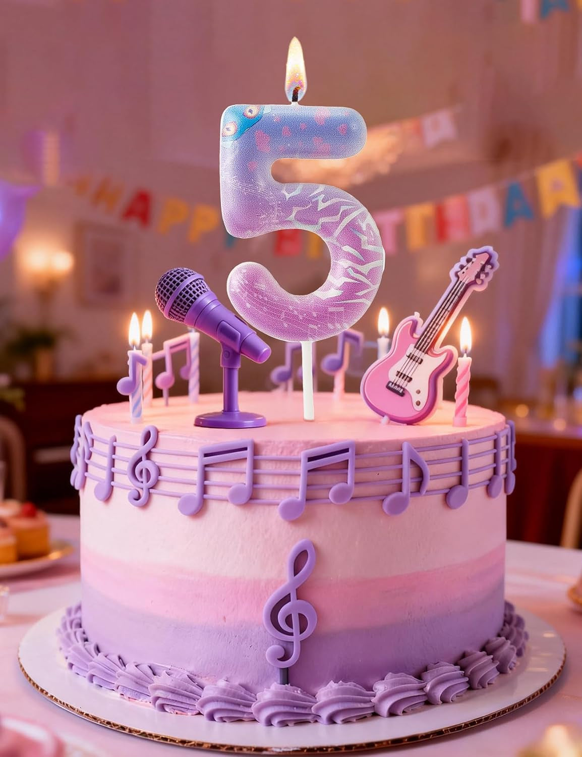 k-pop-theme-pink-purple-birthday-number-candles-demon-hunter-girls-birthday-decorations-witch-hunters-cake-topper-birthday-party-supplies-for-boys-girls-number-5