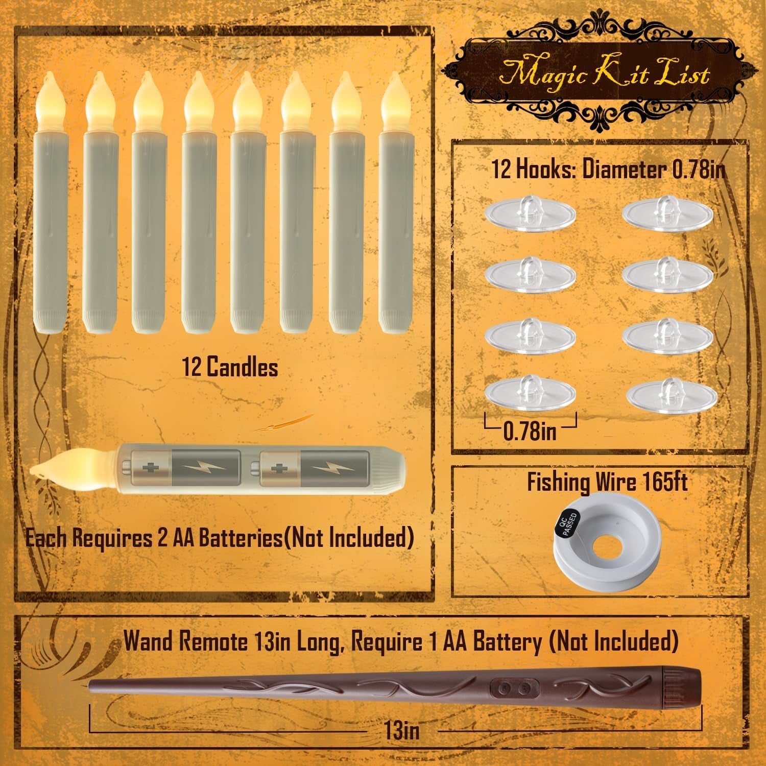 hanging-floating-candles-with-wand-remote-and-string-flying-flameless-led-taper-candles-warm-white-light-battery-operated-window-candles-with-wand-for-halloween-christmas-party-12-pcs