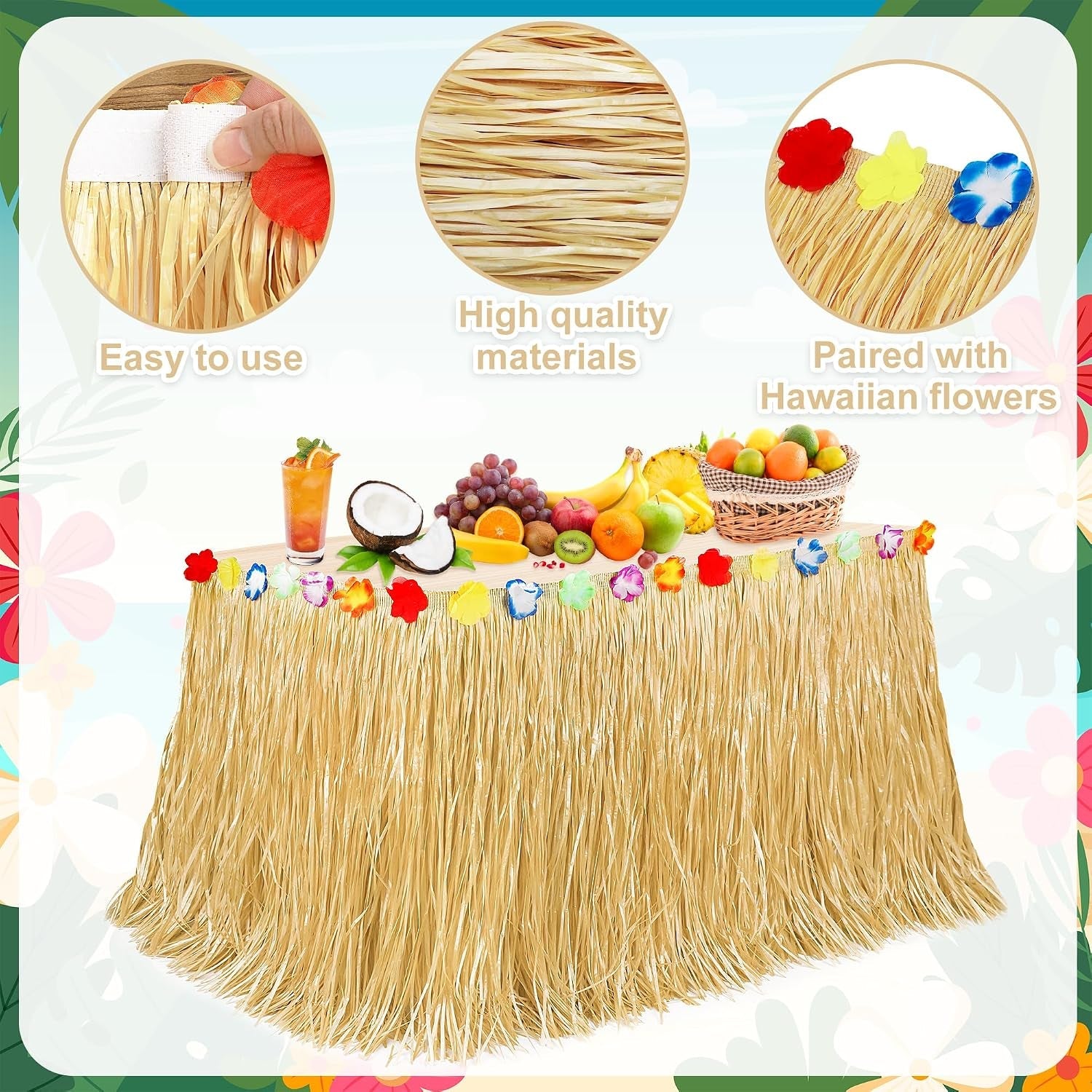 108x29-5in-hawaiian-grass-table-skirt-for-luau-hawaiian-party-decorations-luau-table-cloth-waterproof-reusable-reusable-nylon-buckle-easy-setup-for-tiki-bar-summer-tropical-hula-parties-decor