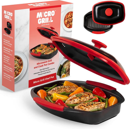 Chef Pot Microwave Cooking – Versatile Microwave Food Cooker with Lid – Microwave Safe Steamer & Soup Pot – Bpa-Free, Dishwasher Safe, Ideal for Fast Meals & Healthy Cooking1