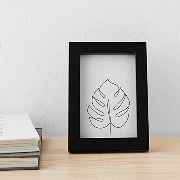 Rectangular Picture Frame Set for Wall Hanging or Tabletop Display, 5 X 7 In, Black, Horizontal and Vertical Formats, 5-Pack6