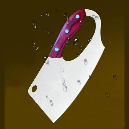 Meat Cleaver, Lady Kitchen Knife Labor Saving Cooking Knife Stainless Steel Chef Slicing Meat Vegetable Chopping Knife Cleaver Cooking Tools3