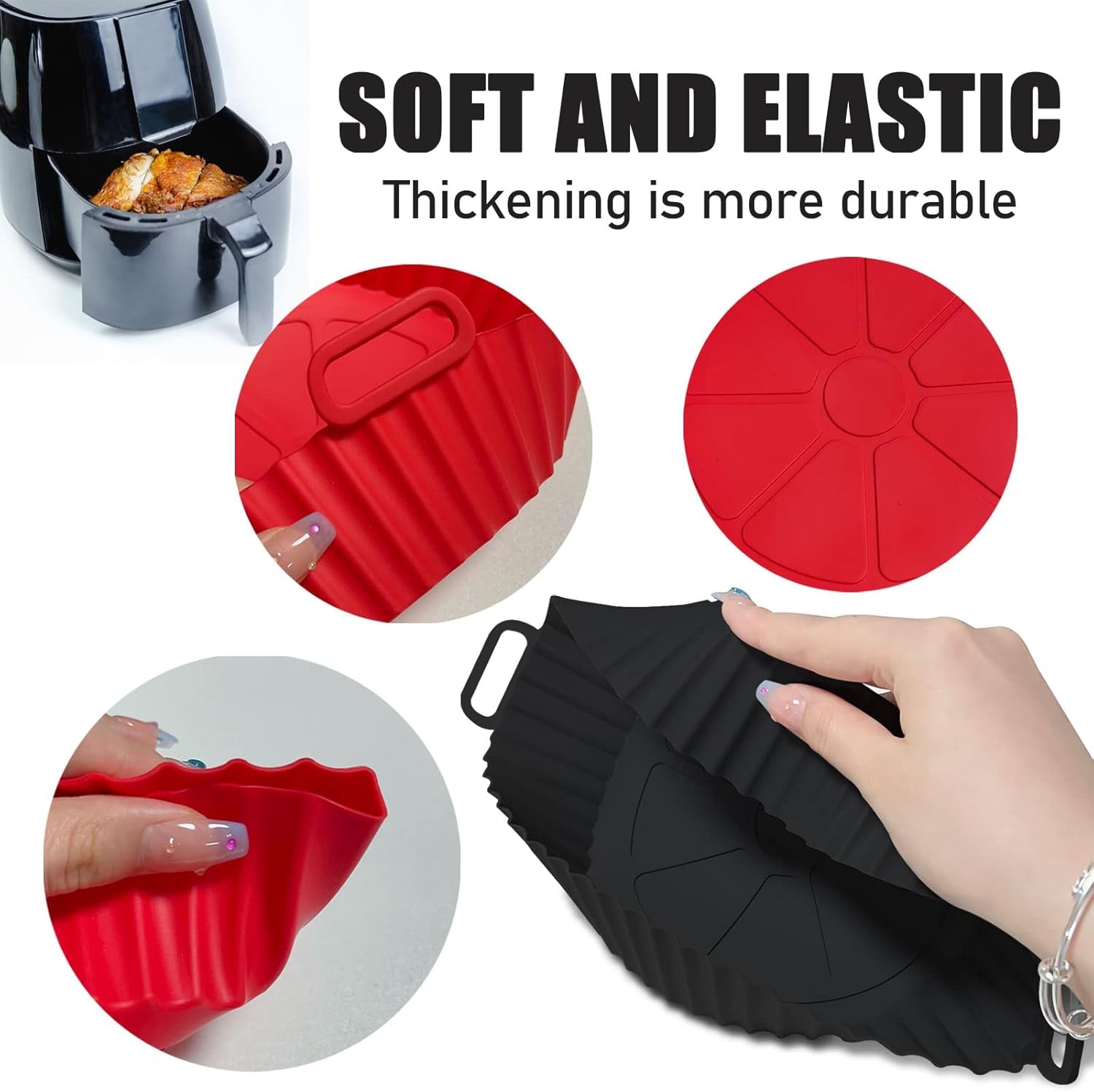 air-fryer-silicone-liners-pot-8-inch-air-fryer-basket-liners-silicone-baking-tray-pots-for-3-to-5-qt-for-air-fryer-oven-reusable-baking-tray-oven-accessories-red-black