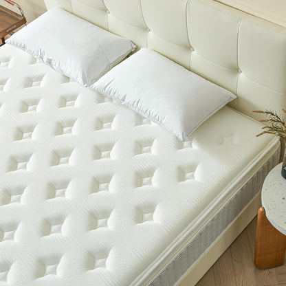Full Size Mattress, 12 Inch Memory Foam Hybrid Mattress in a Box with Pocket Springs for Motion Isolation, Pressure Relief, Medium Firm, Certipur-Us5