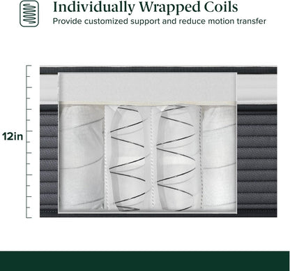 14 Inch Support plus Pocket Spring Hybrid Mattress, Full, Strong Coils for Durable Support, Pocket Innersprings for Motion Isolation, Mattress in a Box6