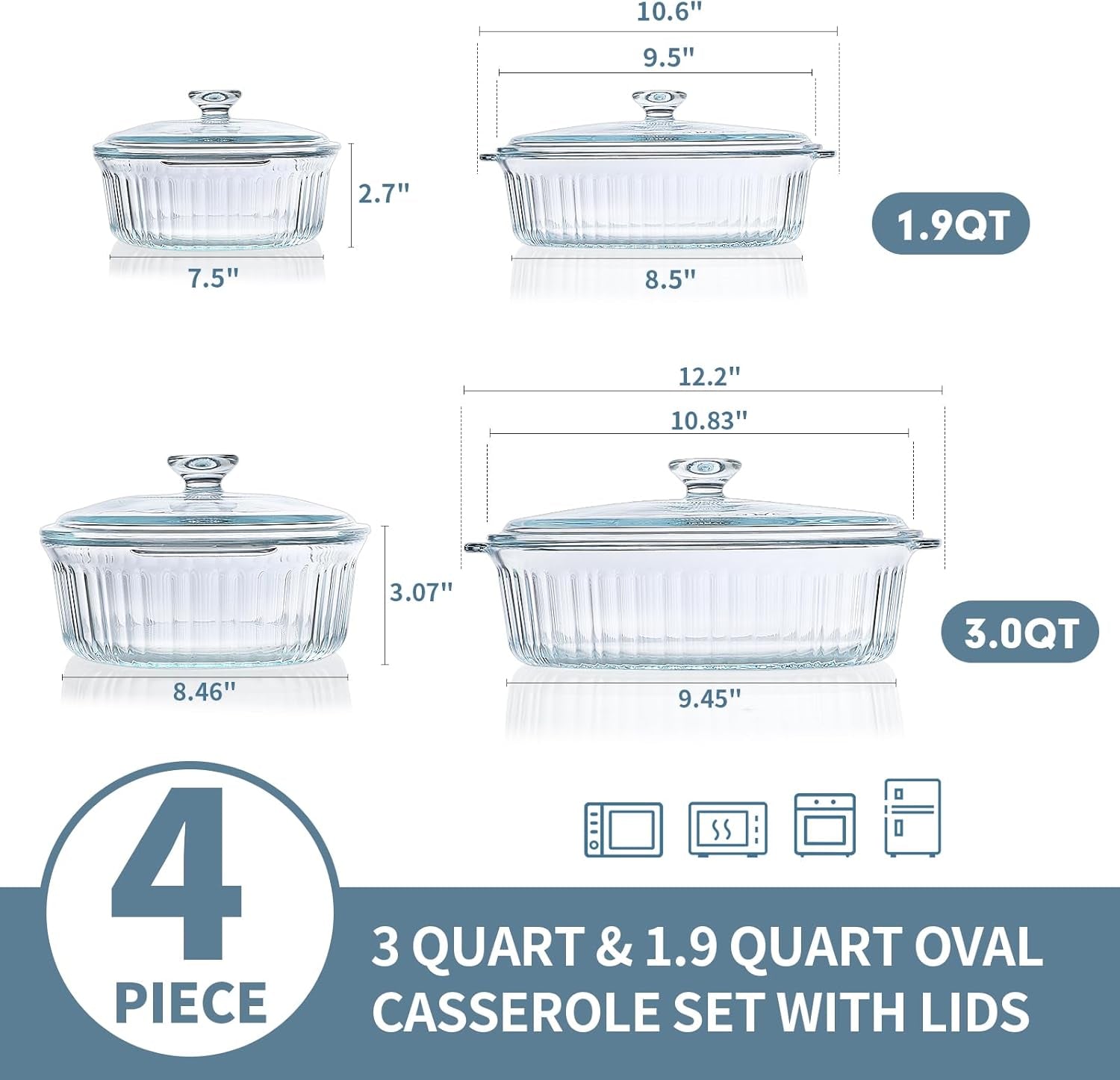 4-piece-glass-casserole-baking-dish-set-of-2-casseroles-with-glass-lids-1-9-qt-and-3-qt-baking-pans-for-lasagna-casserole-dishes-with-handles-glass-bakeware-set-microwave-oven-freezer-dishwasher-bpa-free