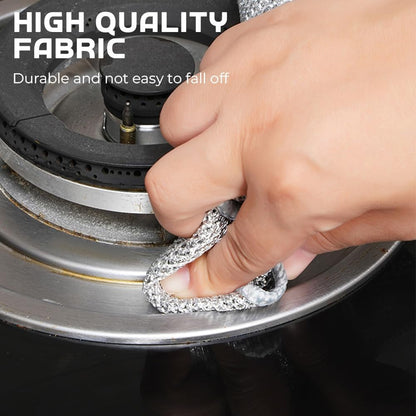Multipurpose Wire Dishwashing Rags, 2024 New Scrubbing Wire Dishwashing Rags Non-Scratch Wire Dishcloth, Premium Metal Wire Dishwashing Cloth Scrubs Cleans for Dishes, Sinks (5 Pcs)3
