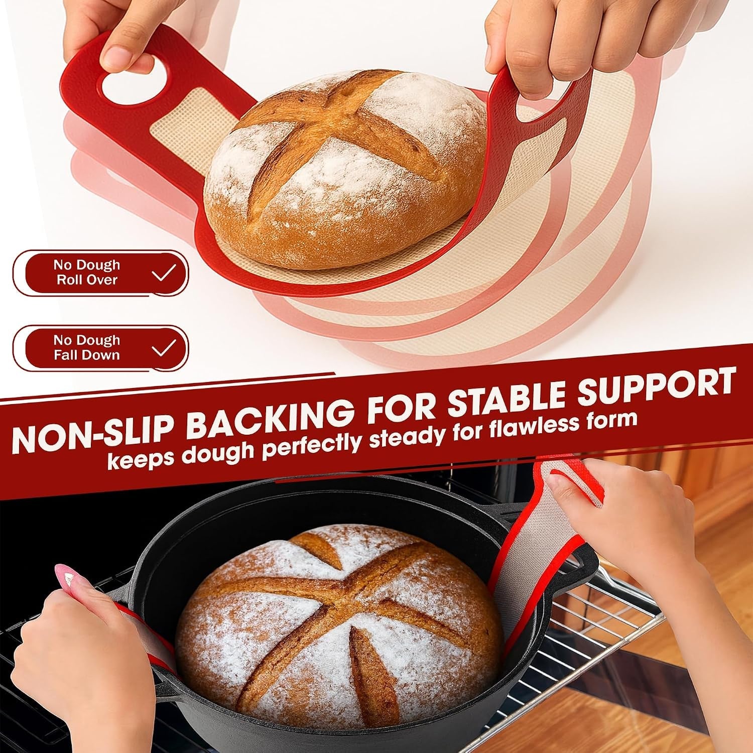sourdough-silicone-bread-sling-for-dutch-oven-2pcs-non-stick-reusable-baking-mat-with-long-handles-essentials-bread-making-supplies-for-dough-transfer-and-loaf-pan-lifter-liner-set-of-oval-round