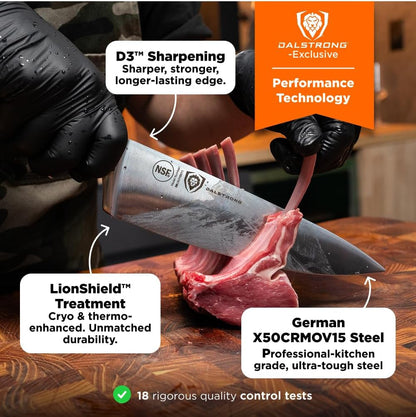 8" Chef Knife - Forged German Steel3