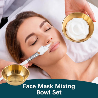 12 Pcs DIY Face Mask Mixing Bowl 3.23" Stainless Steel Esthetician Facial Mask Bowl Facial Bowls Small Mixing Bowls Esthetician Supplies for Lady Women Skincare Home Salon Cosmetic Beauty5