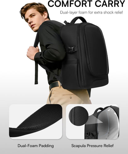 Chef Knife Backpack with Waterproof Pocket, 30+ Pockets for Knives and Tools, Knife Bags for Chefs Professional Culinary Apprentice Private Chefs, Pocket for Tablet Laptop (Knife Not Included)6