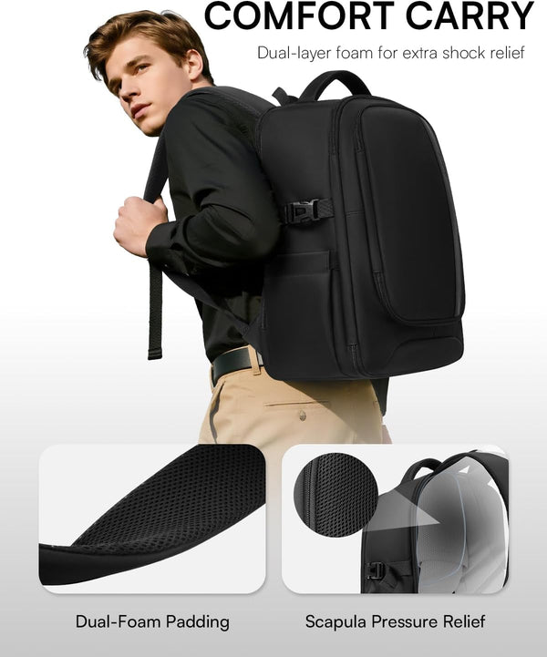 Chef Knife Backpack with Waterproof Pocket, 30+ Pockets for Knives and Tools, Knife Bags for Chefs Professional Culinary Apprentice Private Chefs, Pocket for Tablet Laptop (Knife Not Included)6