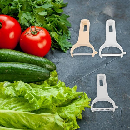 3-Pcs Kitchen Peeler Set Stainless Steel Vegetable Peeler Food Grater and Veggie Slicer Multi-Function Fruit Peeling Tools for Carrot Cucumber Cooking5