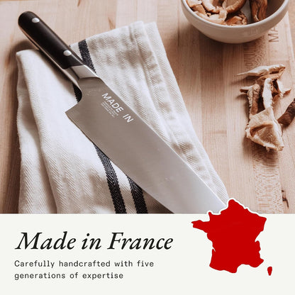 Made in Cookware - 8" Chef Knife - Crafted in France - Full Tang with Truffle Black Handle6