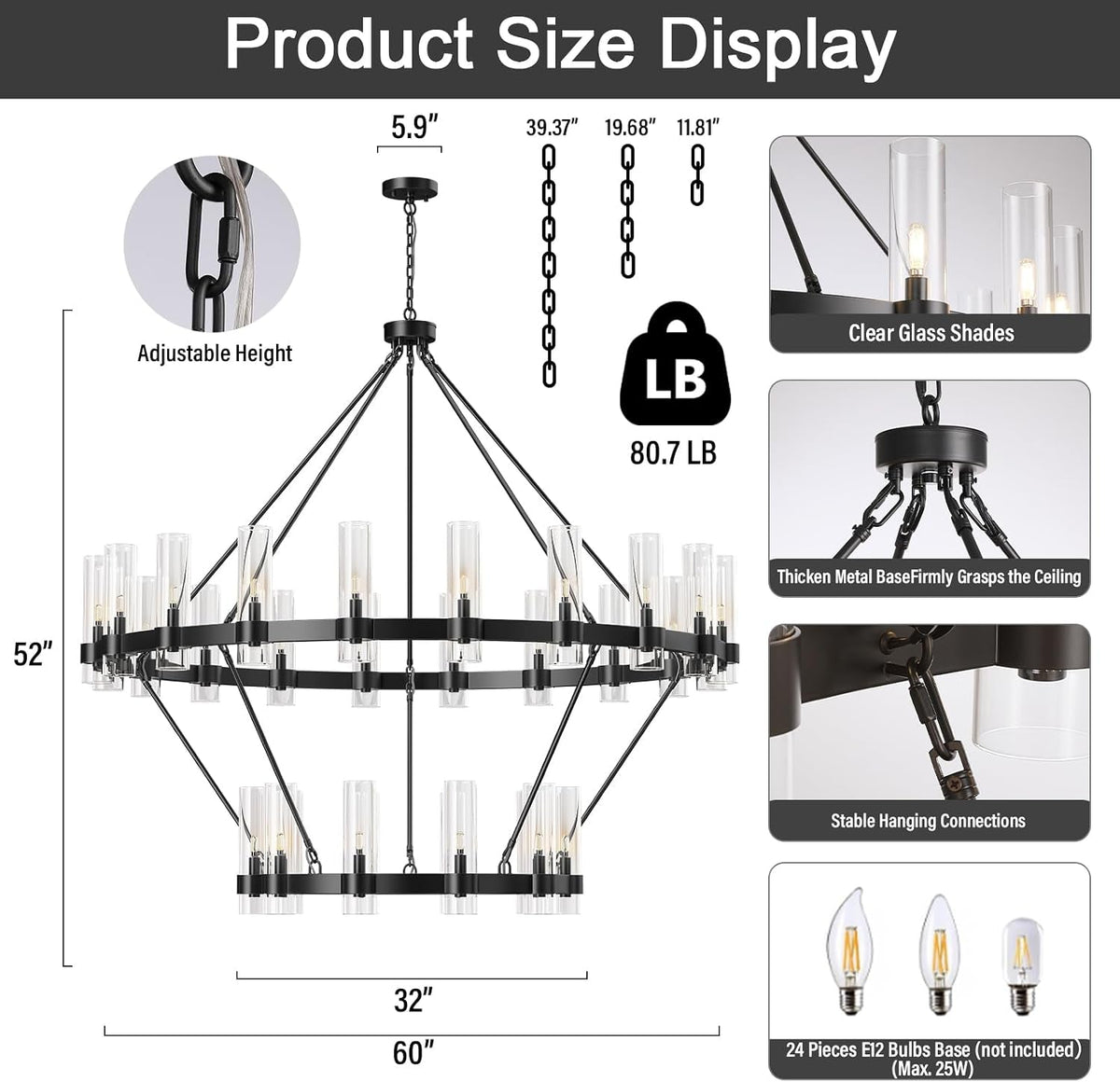 large-black-chandelier-30-light-wagon-wheel-chandelier-with-glass-shade-60-inch-round-industrial-high-ceilings-pendant-lighting-fixture-for-dining-living-room-kitchen-island-foyer