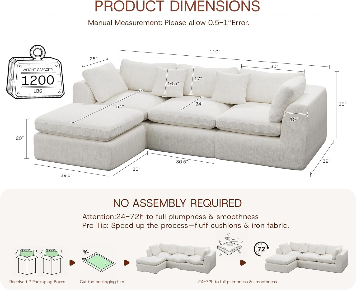 110-oversized-boneless-cloud-couch-for-living-room-modern-big-sectional-compressed-l-shape-couch-with-ottoman-comfy-chenille-deep-seat-memory-foam-spineless-4-seater-sofa-beige