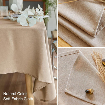 Textured Table Cloth Rectangle 52X70 Inch for Home Kitchen Decor6