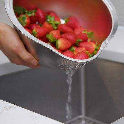 Joyce Chen Stainless Steel Rice Strainer Bowl Rice Washer Colander5