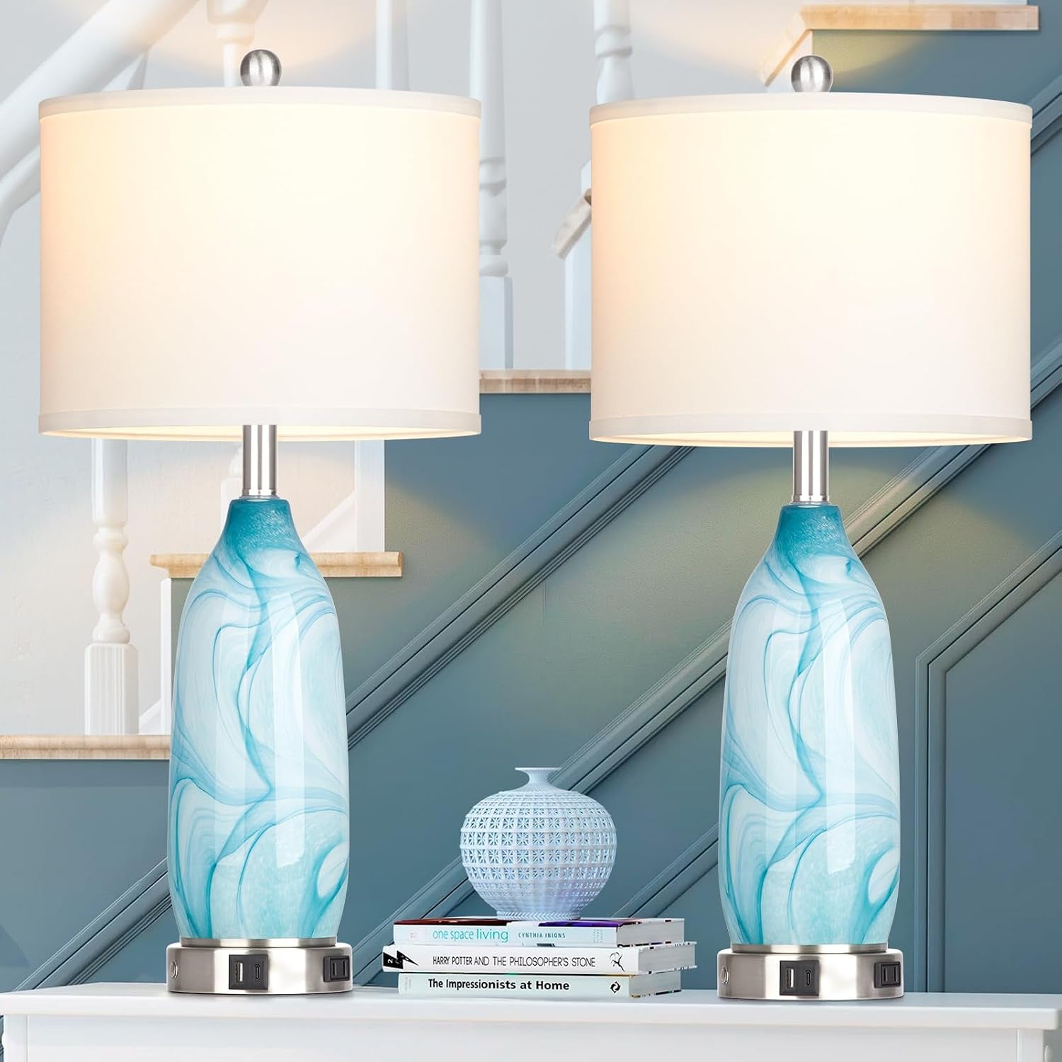 26-coastal-table-lamps-set-of-2-modern-table-lamps-with-usb-a-c-ports-ac-outlet-touch-control-glass-bedside-nightstand-lamp-with-night-light-for-living-room-bedroom-end-table-bluebulbs-included
