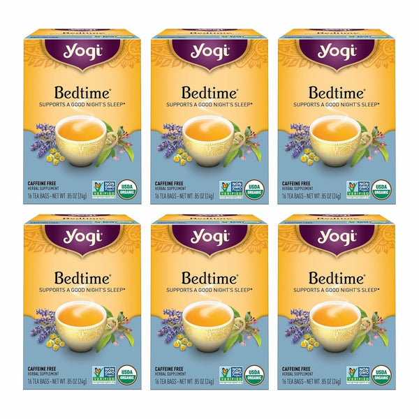 Yogi Bedtime Tea, 16 Tea Bags (6 Pack)1