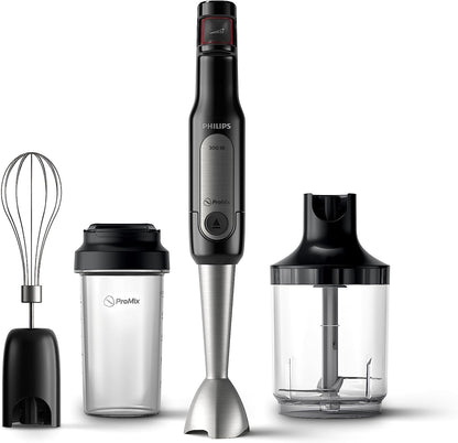 Philips Promix Viva Collection Handblender, 300W Blending Power, Speedtouch, Promix Technology, Easy & Intuitive, On-The-Go Tumbler, Black, (HR2627/91) | Speedtouch Control – 300 W Blending Power, Smooth Anti-Splash Results, On-The-Go Tumbler Included (HR1