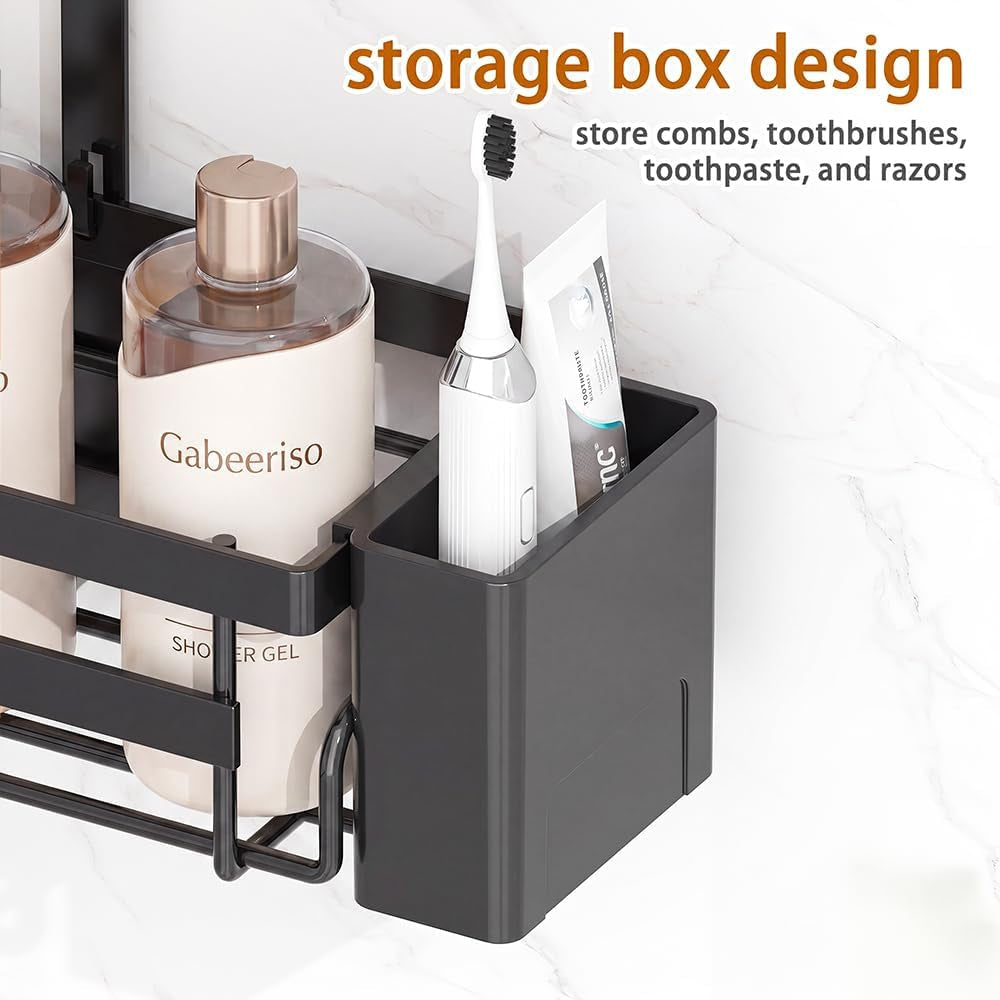shower-caddy-hanging-overhead-adjustable-organizer-black