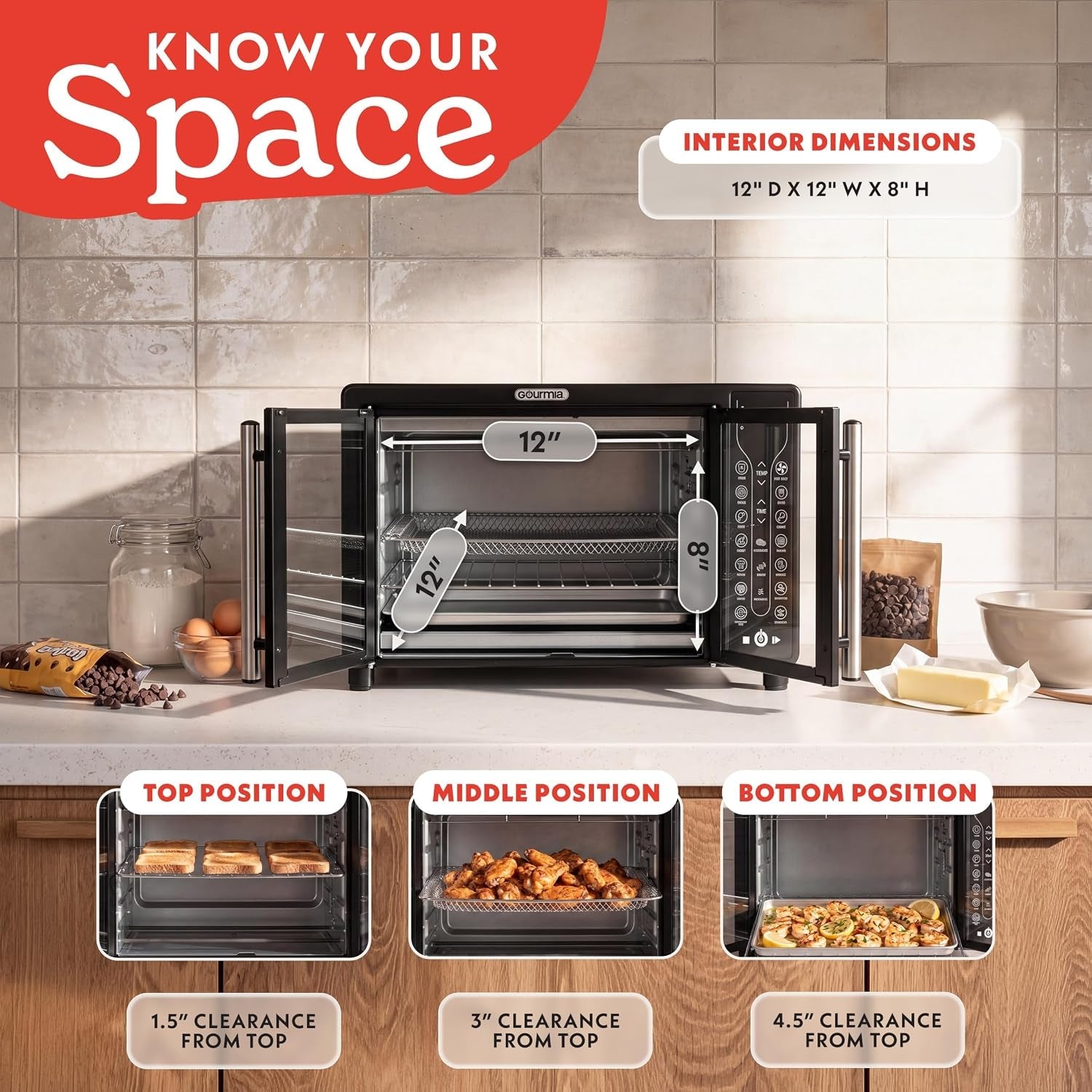 french-door-air-fryer-toaster-oven-6-slice-capacity-fryforce-360-digital-display-with-17-cooking-presets-black