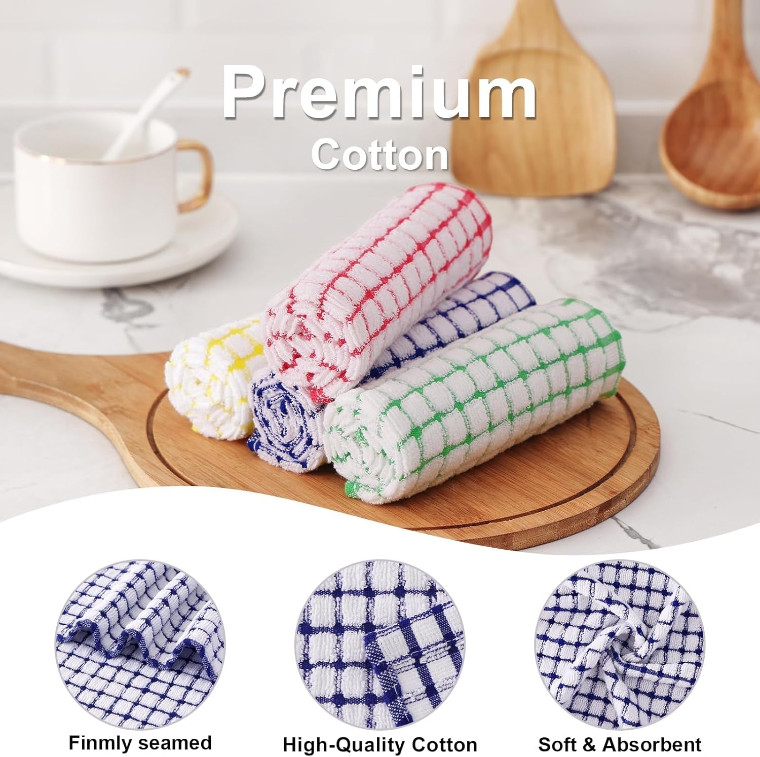cotton-8-pack-terry-kitchen-dish-cloths-mixed-color-12-x-12-inches-super-soft-and-absorbent-dish-rags-quick-drying-dish-towels-for-washing-dishes