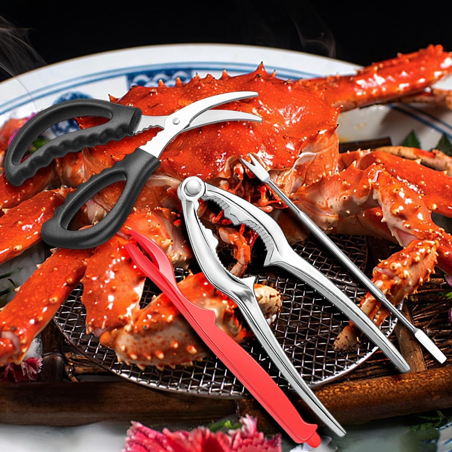 seafood-cracker-tool-set-with-lobster-sheller-stainless-steel-crab-crackers-crab-leg-fork-seafood-scissors-and-storage-bag-crab-leg-pick-utensils-set-crab-eating-tools-9pcs