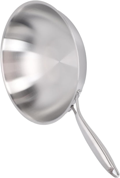14 Inch Stainless Steel Wok, 304 Construction, Nonstick Stir Fry Pan for Induction and Gas Stoves with Even Heat Distribution (34CM)7