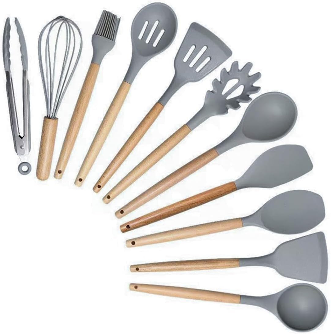 kitchen-utensils-set-knife-set-with-block-19-piece-all-in-one-cooking-set-12-nonstick-silicone-utensils-5-sharp-stainless-steel-chef-knives-cutting-board-dishwasher-safe-gift-set-gray