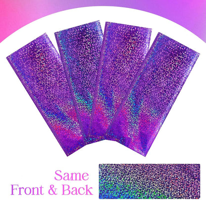 Sparkling Holographic Laser Tablecloth - Shimmering, Waterproof, Easy to Clean - Ideal for Bachelorette, Birthday, Wedding, and Anniversary Party Decorations (Purple, 1)8