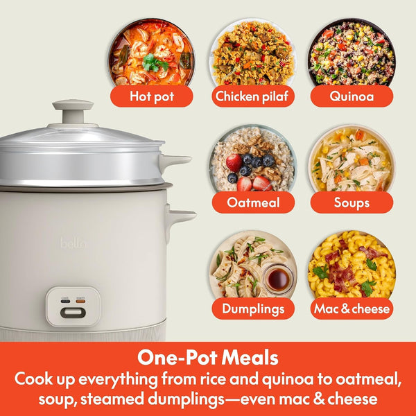 16-Cup Rice Cooker and Steamer, Oatmilk5